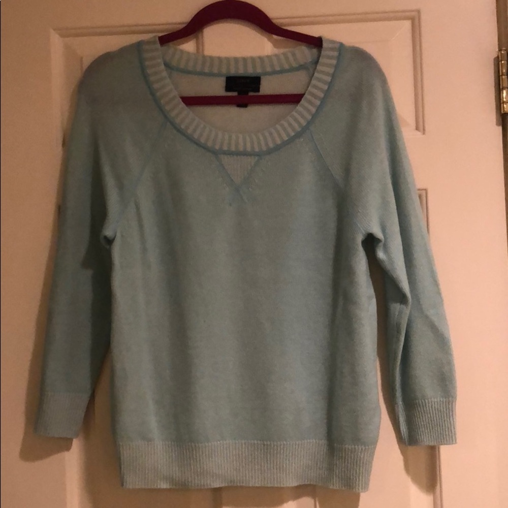 JCREW italian cashmere scoop neck neck sweater